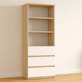 Bibliothèque,panneau stratifié,adapté au salon,60x35x180 cm