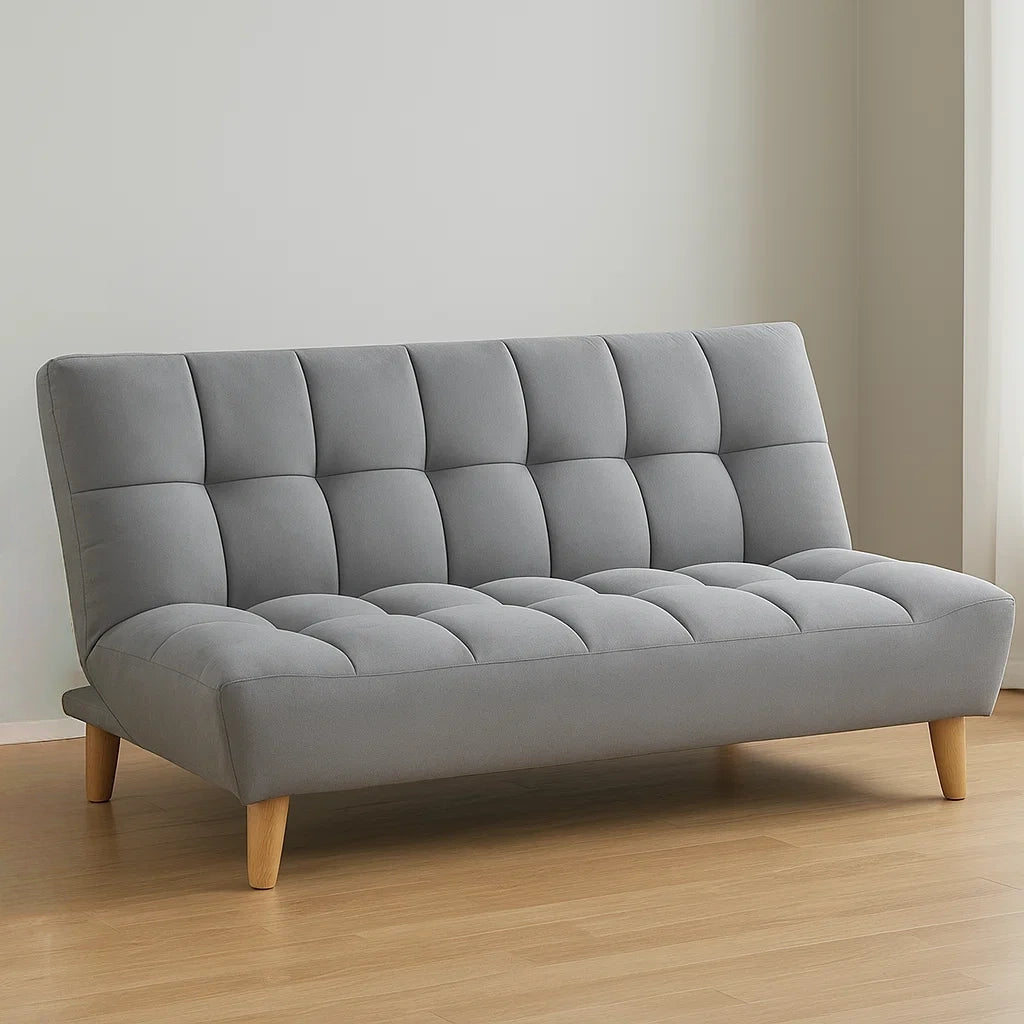 Canapé futon,modulable,polyester et bois massif,adapté au salon,182x97x87 cm